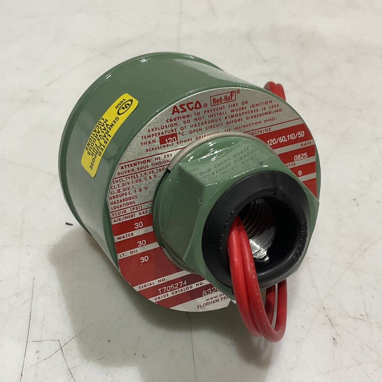 ASCO 8320A010 T705274 SOLENOID VALVE 120/60 110/50 373