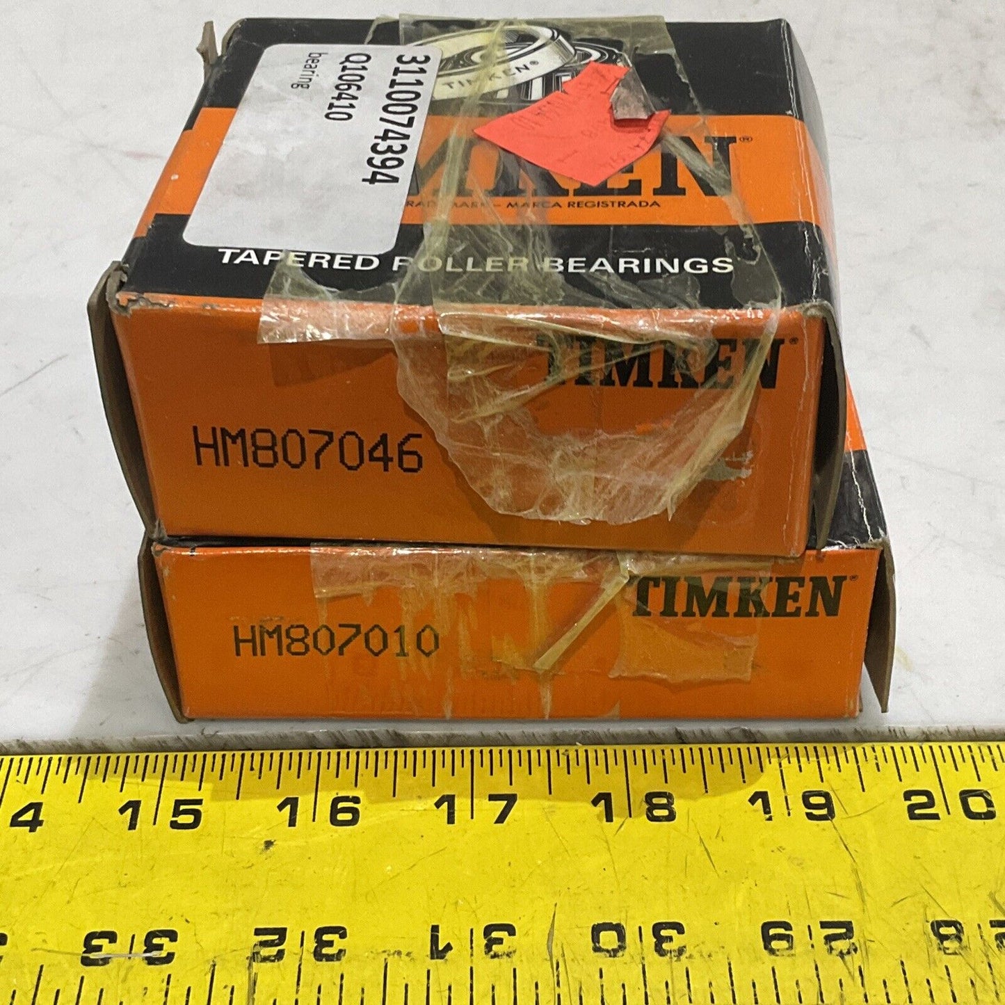 TIMKEN HM807046 HM807010 TAPERED ROLLER BEARING CUP CONE SET 373