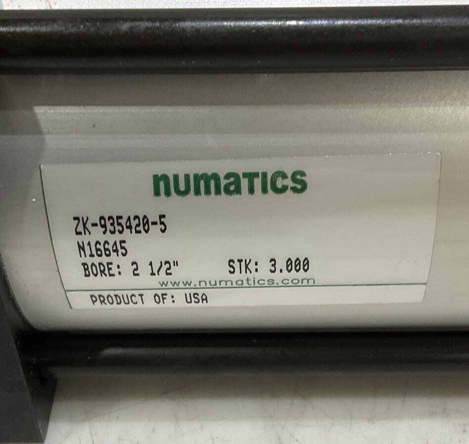 NUMATICS ZK-935420-5 N16645 PNEUMATIC CYLINDER 373