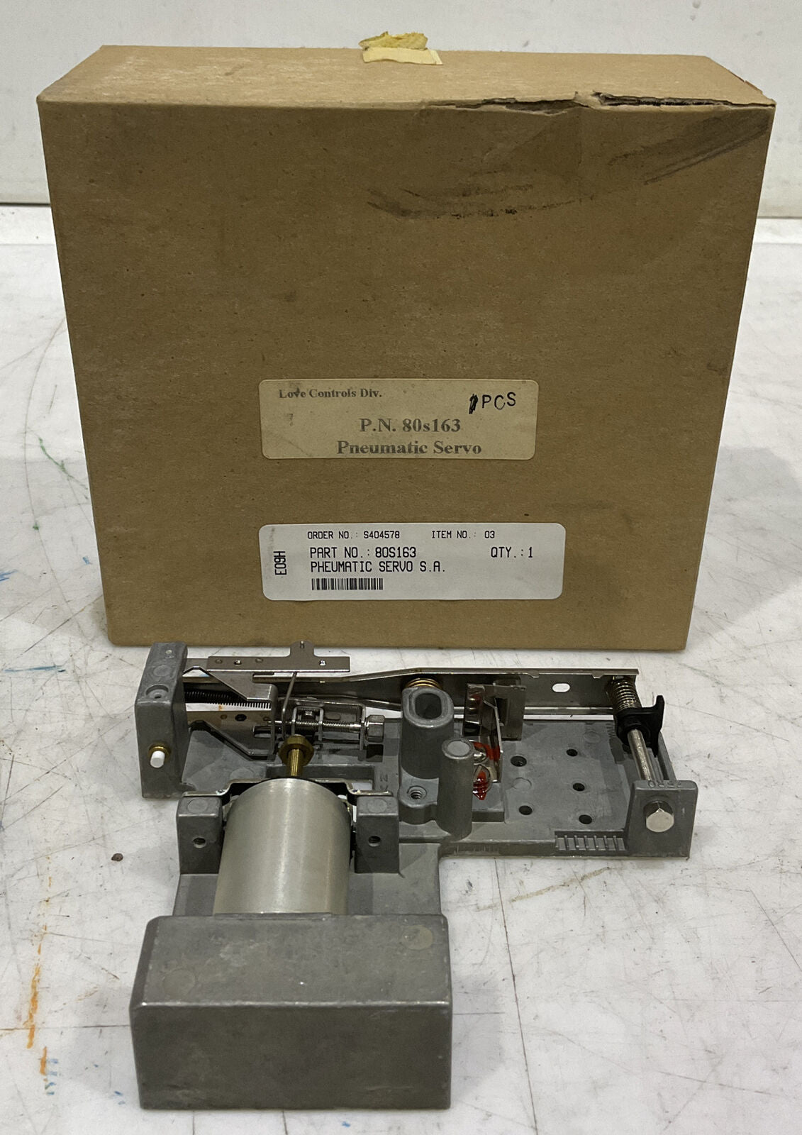 LOVE CONTROLS 80S163 PNEUMATIC SERVO 373