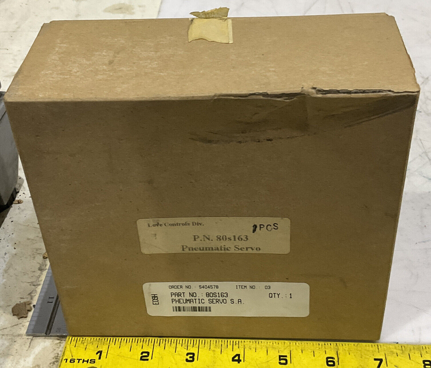 LOVE CONTROLS 80S163 PNEUMATIC SERVO 373