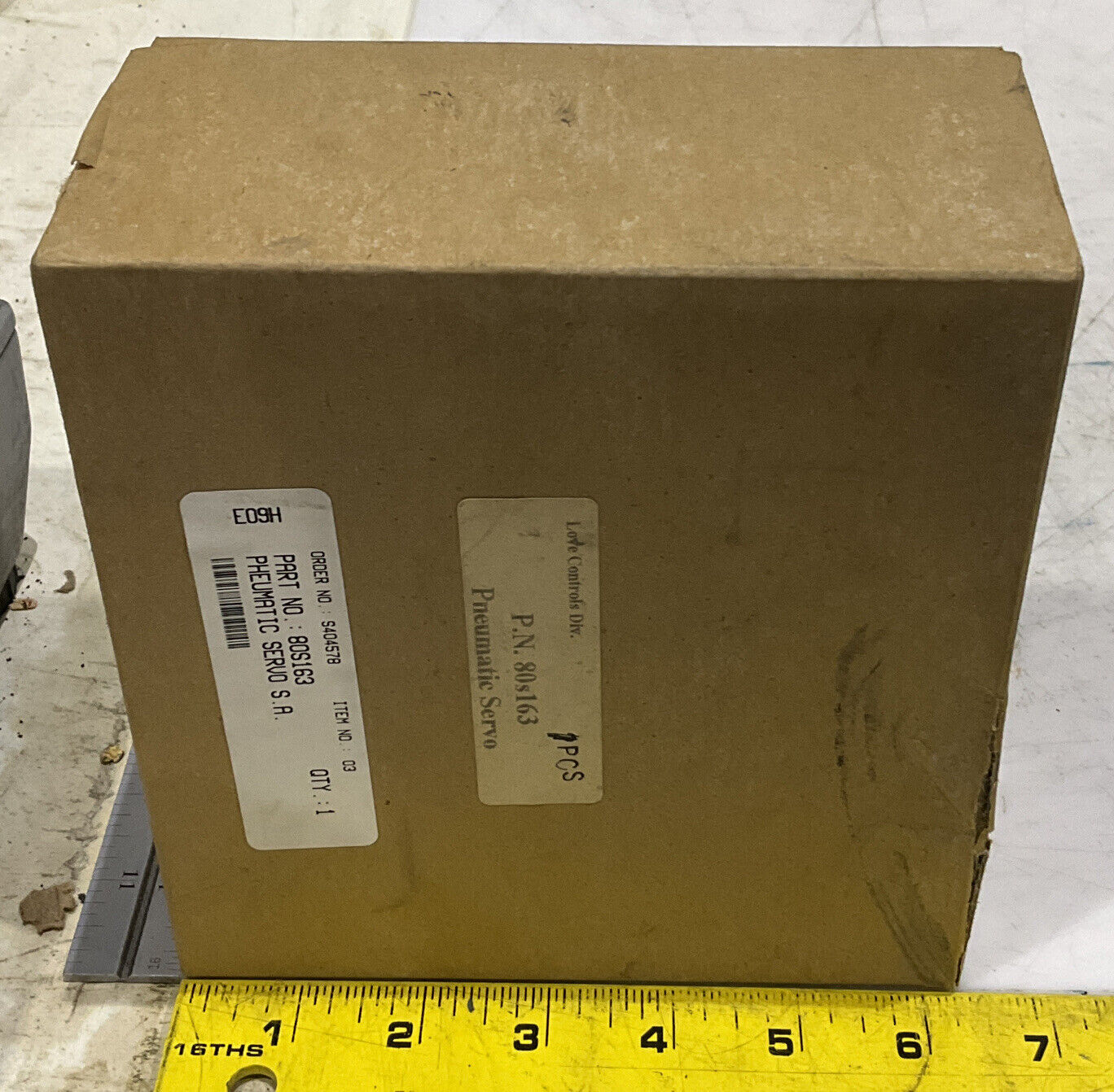 LOVE CONTROLS 80S163 PNEUMATIC SERVO 373