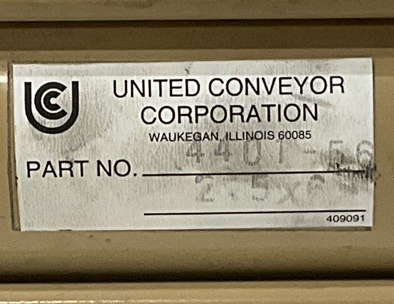 UNITED CONVEYOR CORPORATION 4401-56 PNEUMATIC ACTUATOR 3”X2 1/2” 373