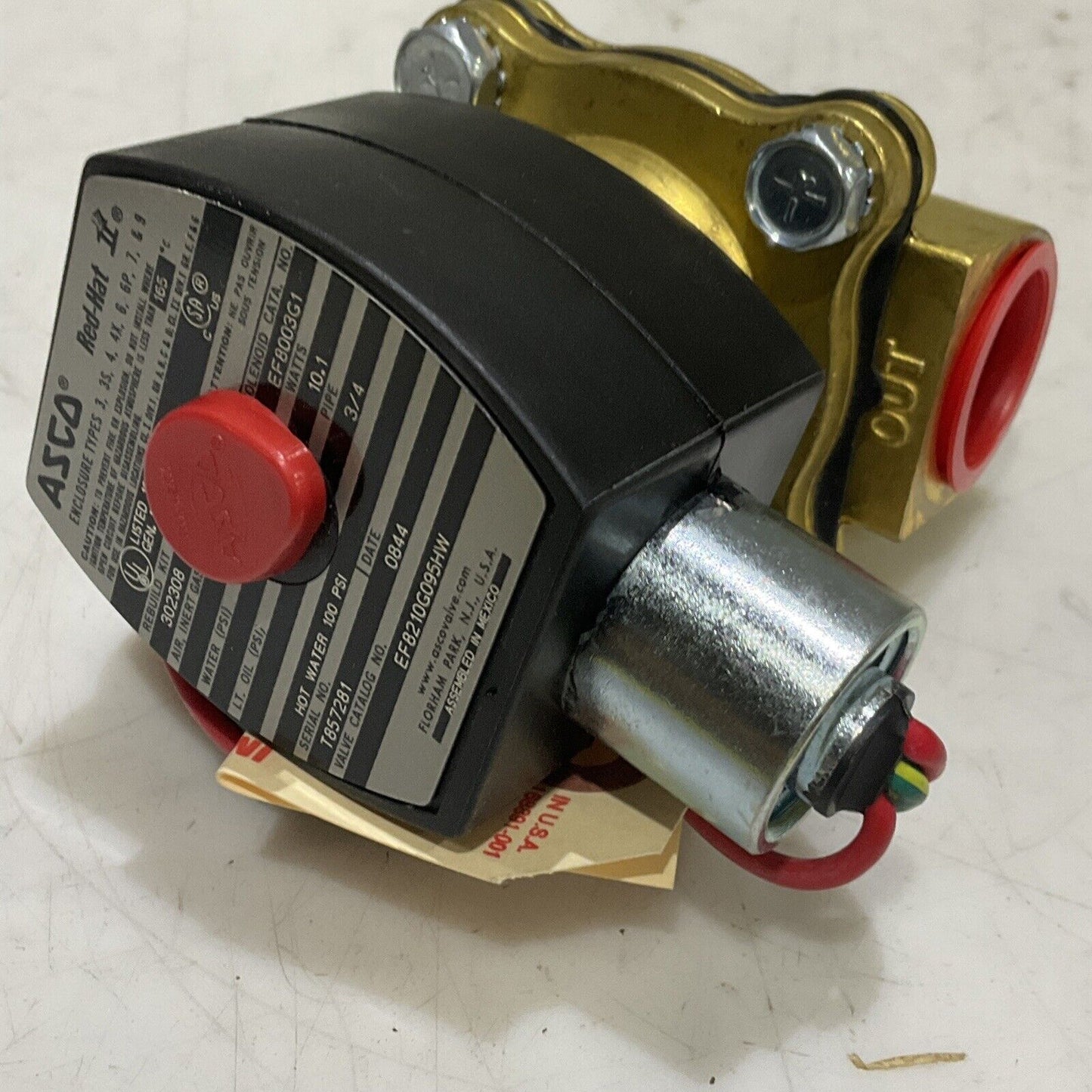 ASCO EF8210G095HW SOLENOID VALVE 2-WAY 3/4 373
