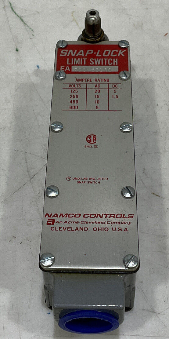 NAMCO CONTROLS EA700-30100 SL4C-B2 SNAP-LOCK LIMIT SWITCH 373