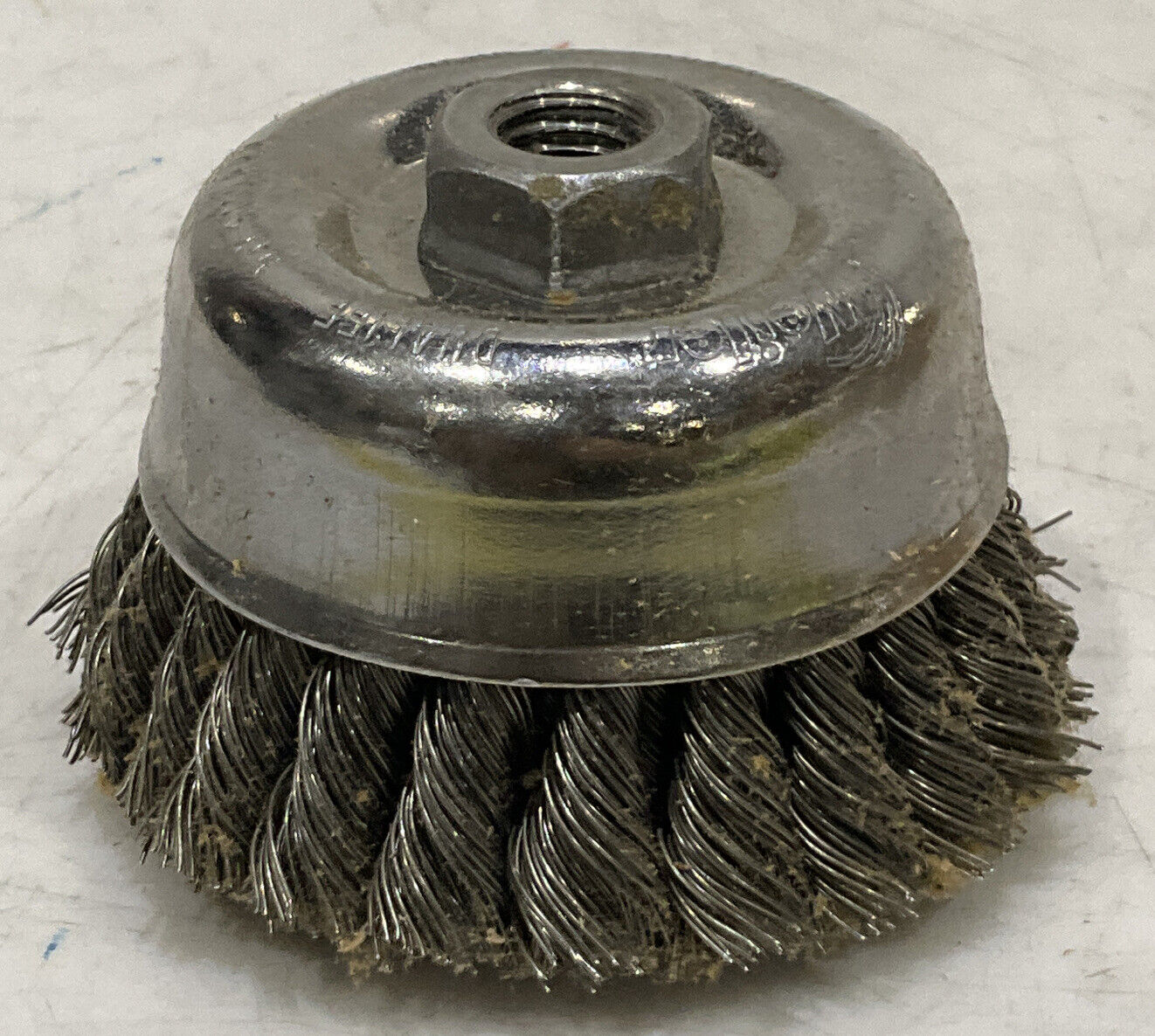 WEILER 12766 4” DOUBLE ROW WIRE CUP BRUSH 373