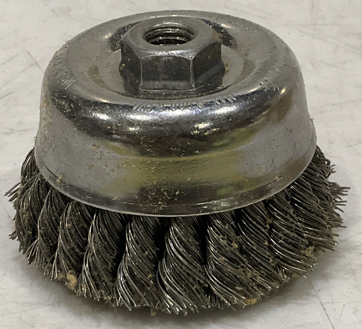 WEILER 12766 4” DOUBLE ROW WIRE CUP BRUSH 373