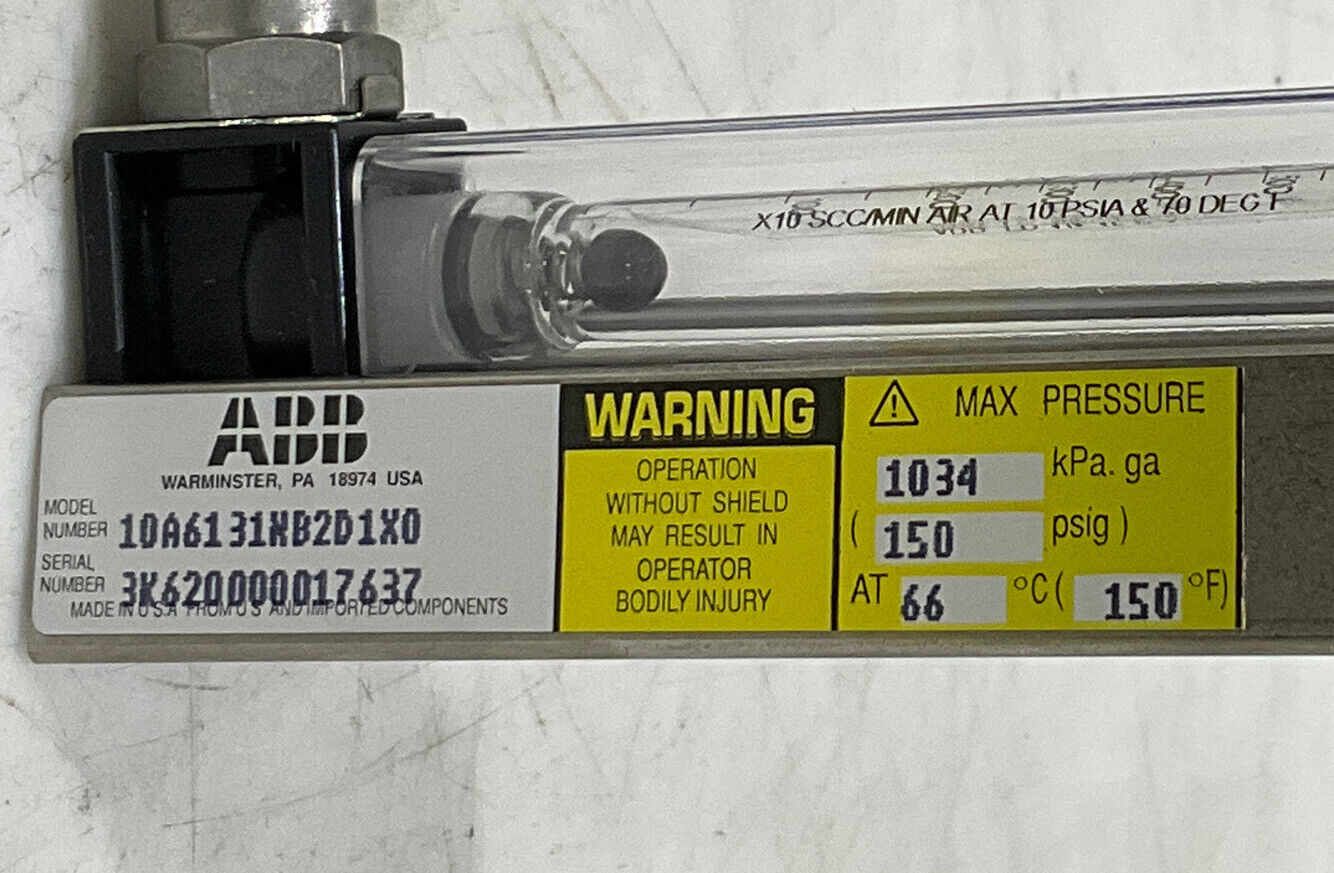 ABB 10A6131NB2D1X00AAEXBBA09 FLOW METER 373