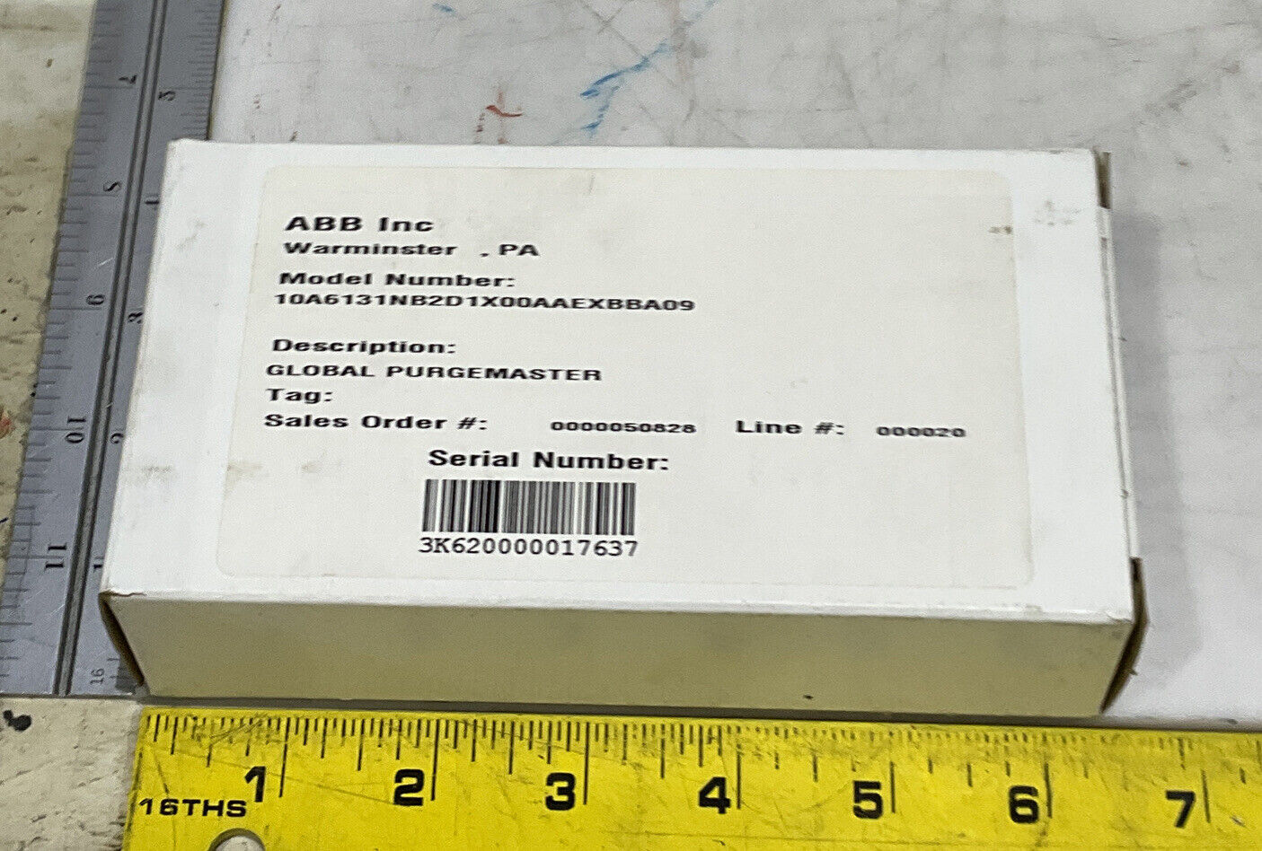 ABB 10A6131NB2D1X00AAEXBBA09 FLOW METER 373