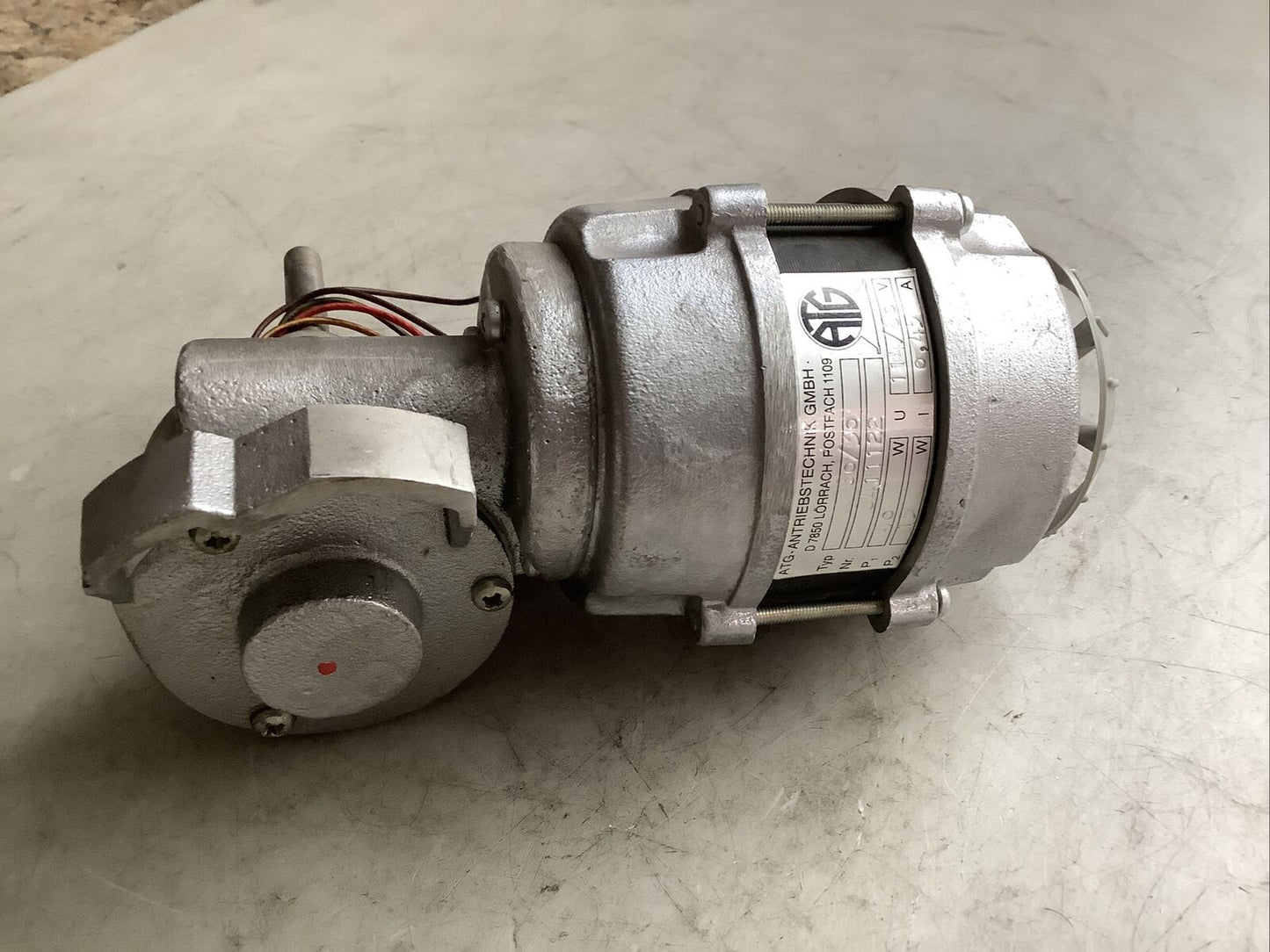 ATG ANTRIEBSTECHNIK GMBH 8411122 MOTOR K 80/30 0.45A 114/60V 373