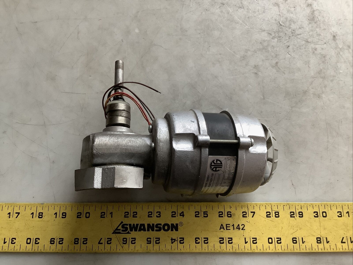 ATG ANTRIEBSTECHNIK GMBH 8411122 MOTOR K 80/30 0.45A 114/60V 373