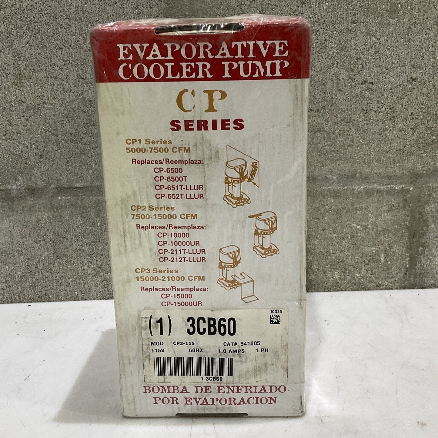 LITTLE GIANT CP3-115 EVAPORATIVECOO.ER PUMP 3CB60 115V 7,500-15,000 60HZ 1A 373