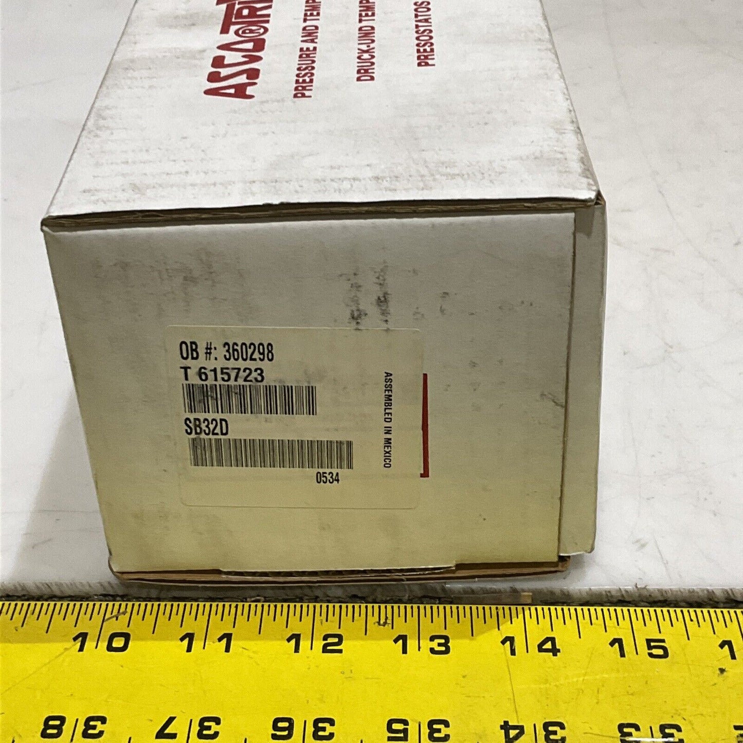 ASCO T615723 SB32D TRI-POINT EXPLOSION PROOF SWITCH FIXED 373