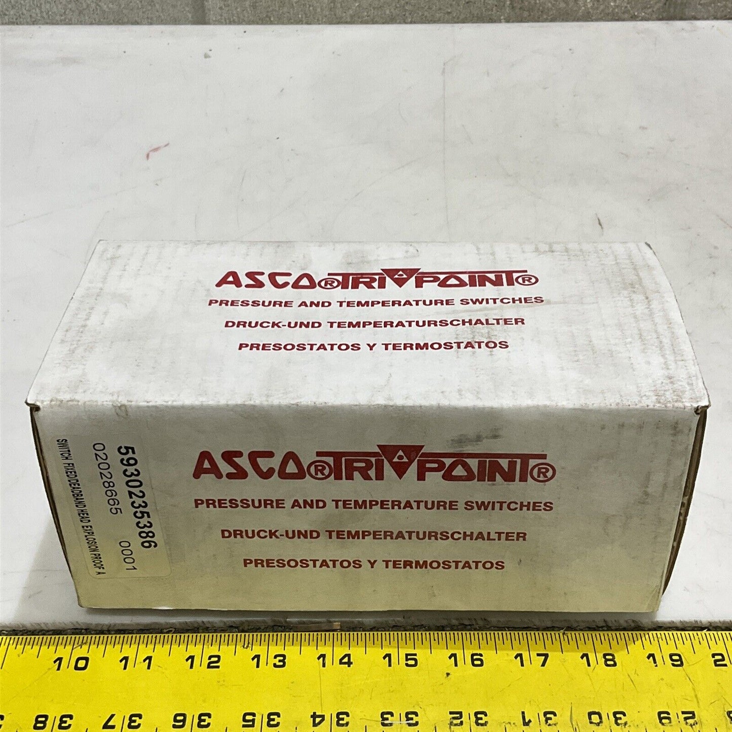 ASCO T615723 SB32D TRI-POINT EXPLOSION PROOF SWITCH FIXED 373