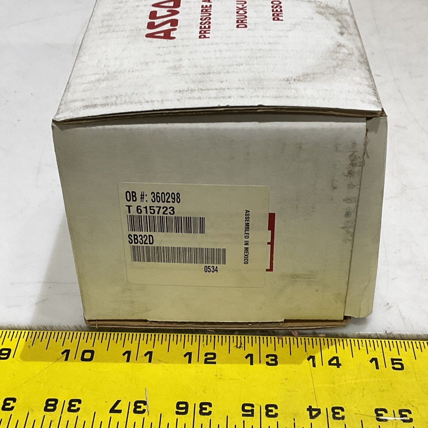 ASCO T615723 SB32D TRI-POINT EXPLOSION PROOF SWITCH DEAD BAND HEAD 373