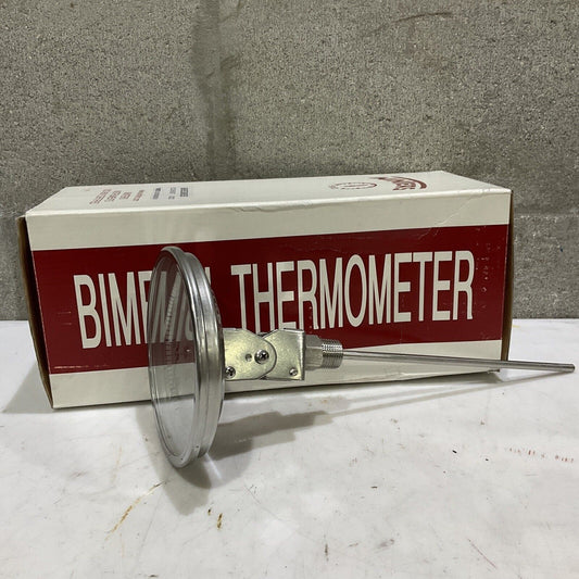 WINTERS 6695360635 TBM52090B23 BIMETAL THERMOMETER 5” DIAL 9” STEM 1/2” 373