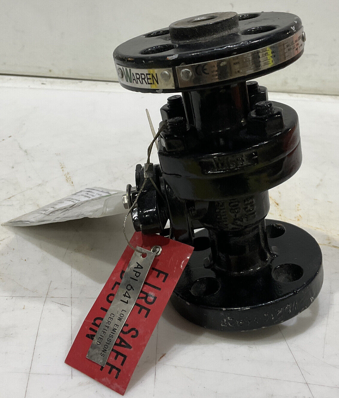 WARREN 6605FS-TR FULL PORT FLANGED BALL VALVE 881