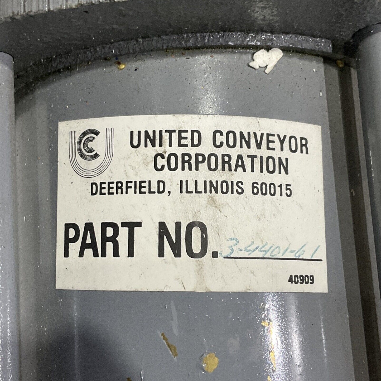 UNITED CONVEYOR CO UCC 4401 4401-61 PNEUMATIC ACTUATOR 6-3/8” 150 PSI 373