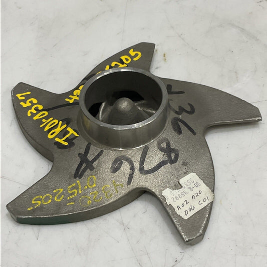 DURIRON CO BY36887A IMPELLER 7"DIA 5-VANE HASTALLOY DURIMET 20 373