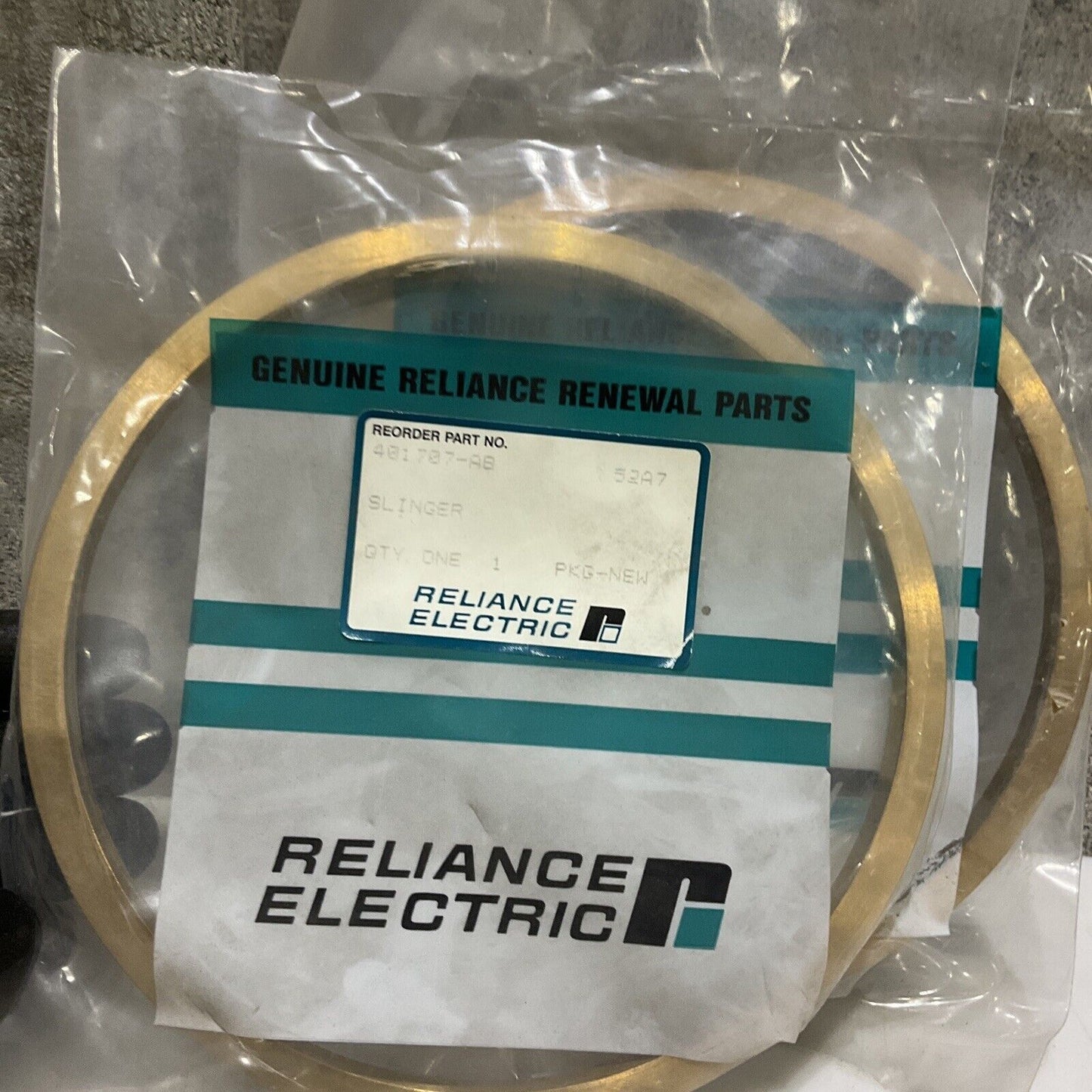 RELIANCE ELECTRIC 401707-AB 52A7 SLINGER LOT OF 2 373