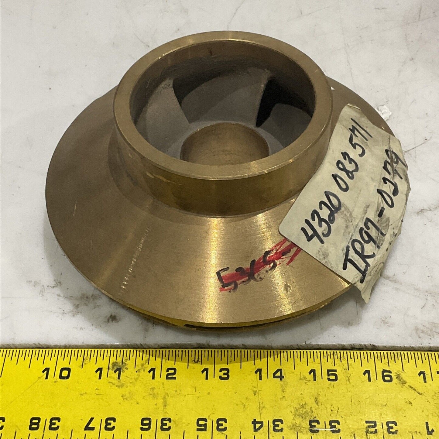 WORTHINGTON PUMP CORP IMP-005153-00 PUMP IMPELLER 7-1/16"DIA 373