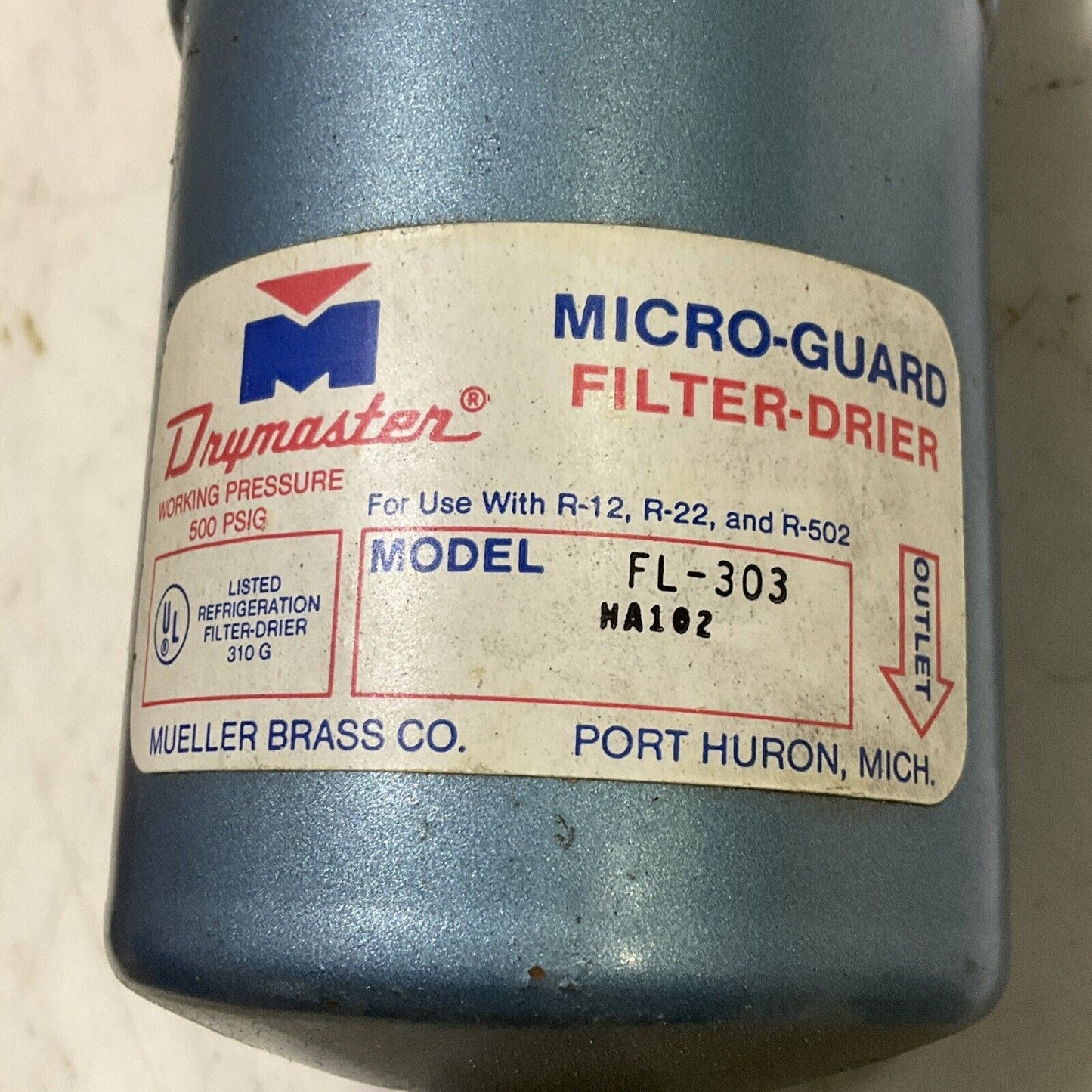 DRYMASTER MICRO-GUARD FL-303 NA102 FILTER-DRIER 373