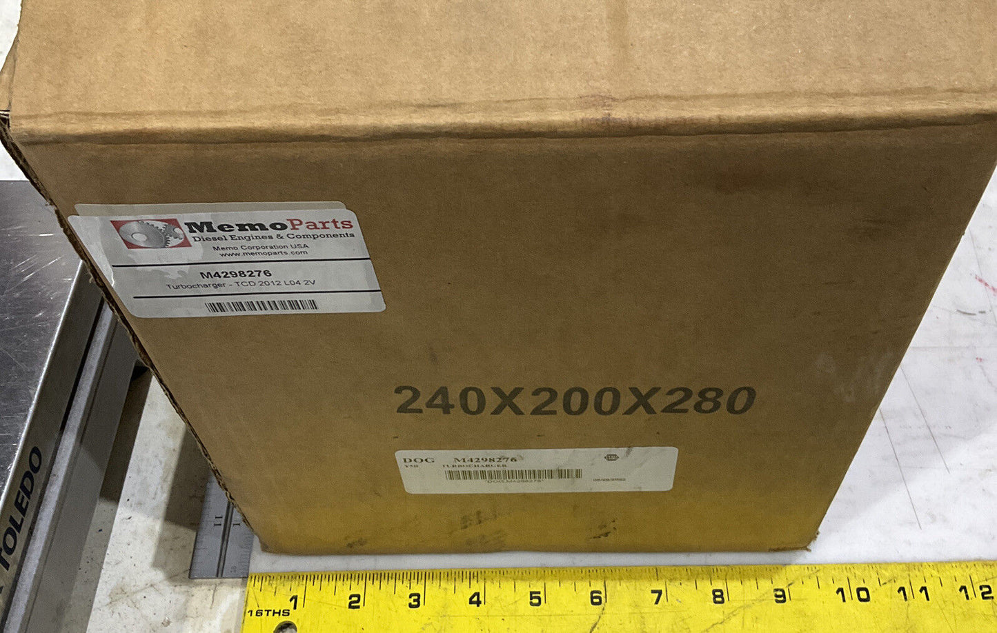 MEMO PARTS M4298276 TURBOCHARGER 881