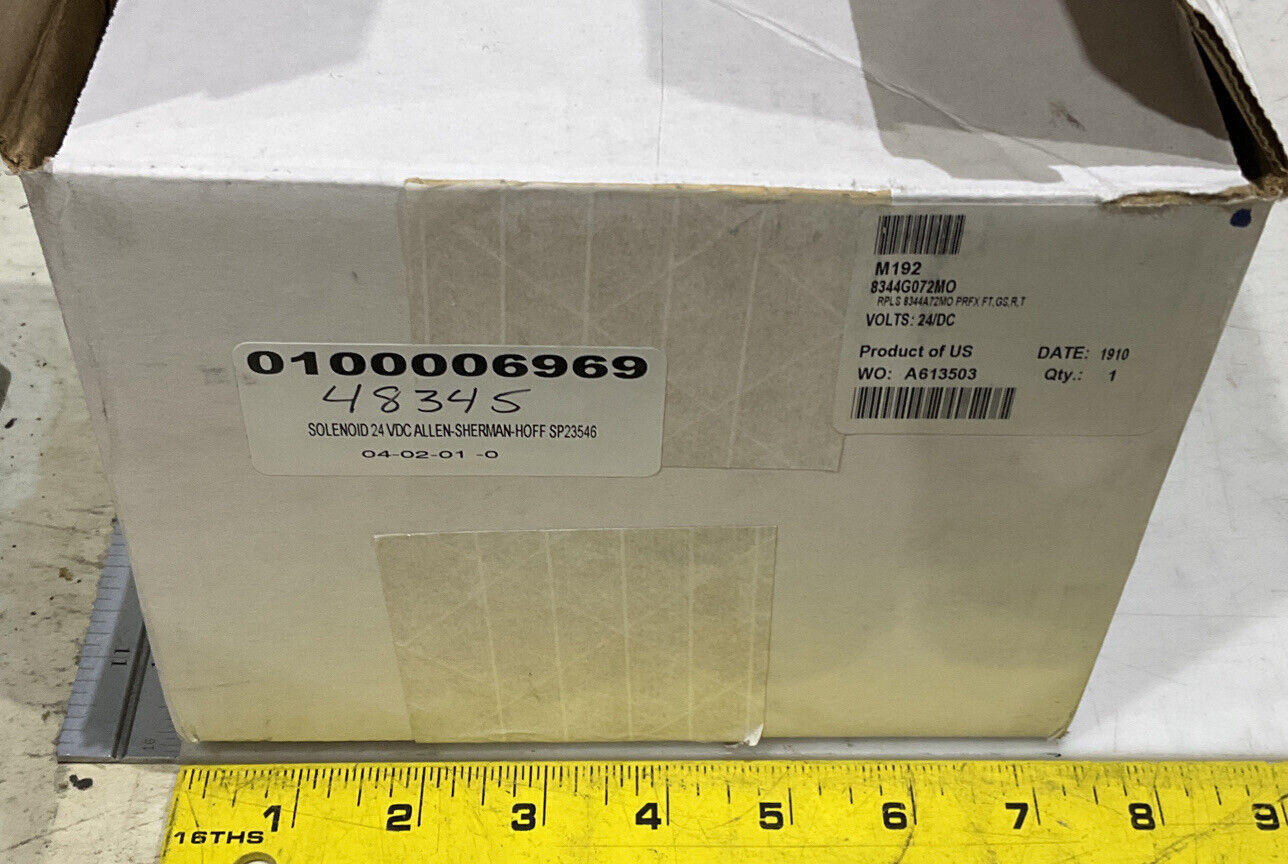 ASCO 8344G072MO SOLENOID VALVE 24VDC 373