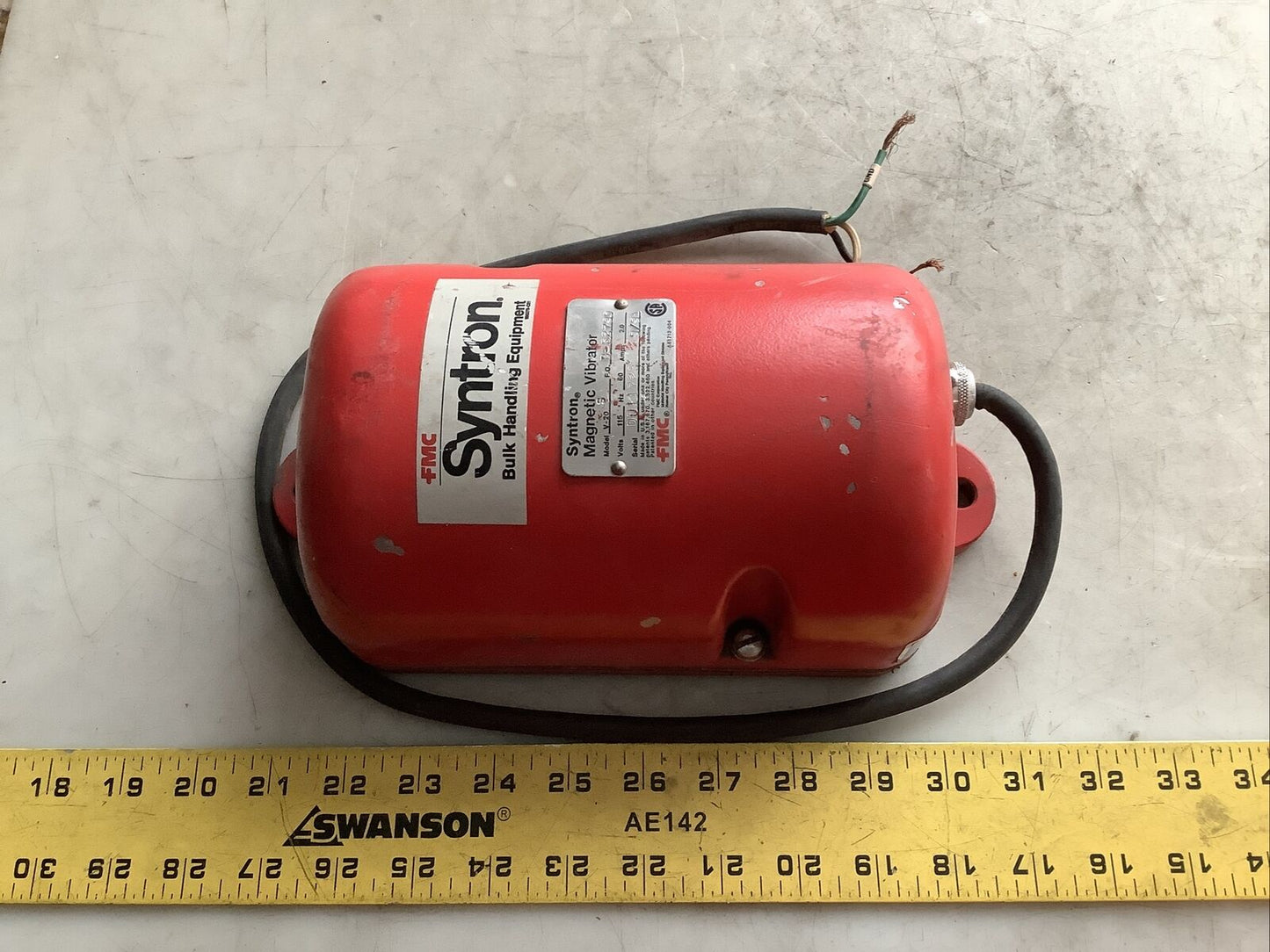 FMC V-20 SYNTRON MAGNETIC VIBRATOR 2A 115V 373
