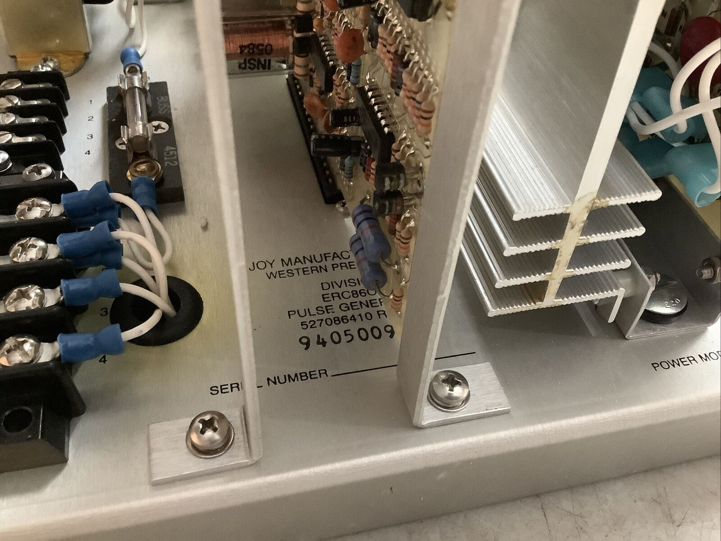 JOY MANUFACTURING 527-08-7401 ERC86ON 9405009 ASSEMBLY 373