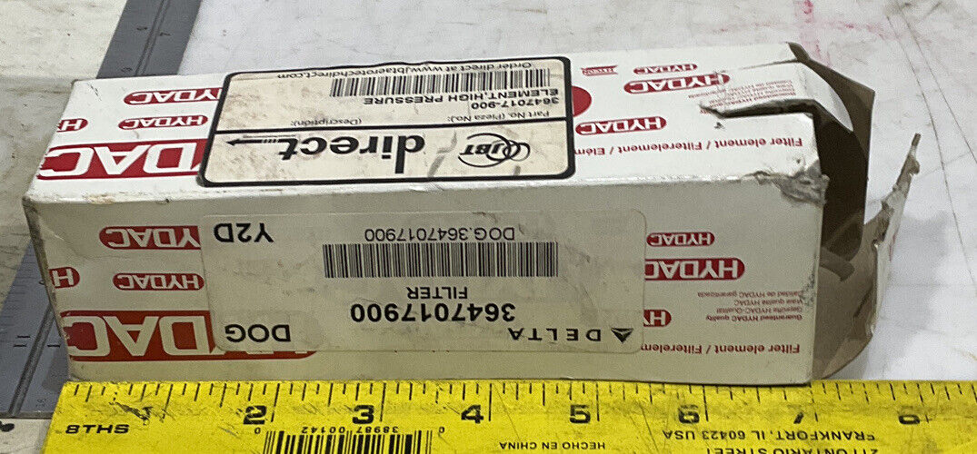 HYDAC 3647017-900 HIGH PRESSURE ELEMENT 881