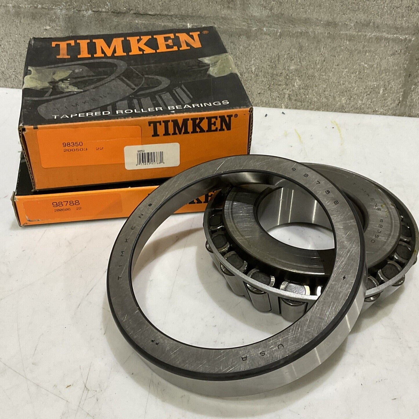 TIMKEN 98350 98788 TAPERED ROLLER BEARING CUP & CONE SET 373