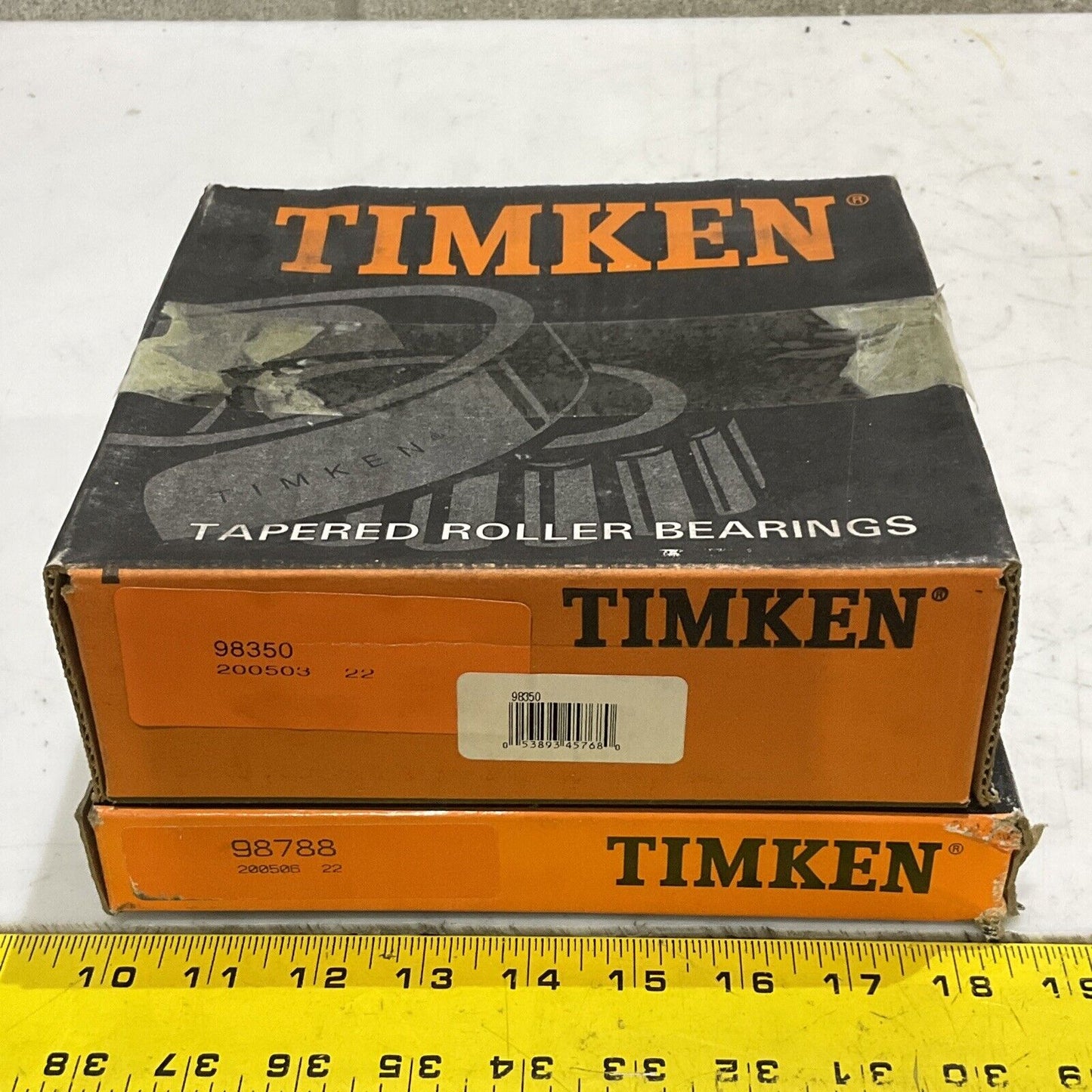 TIMKEN 98350 98788 TAPERED ROLLER BEARING CUP & CONE SET 373