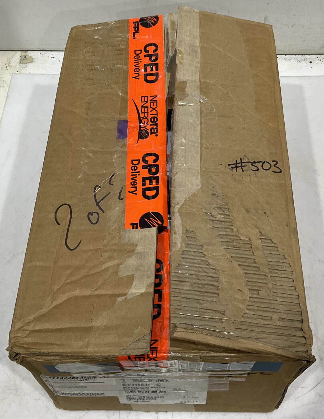 EATON MDL2800WK SERIES C MOLDED CASE SWITCH ASSEMBLY 800A 250VDC 969