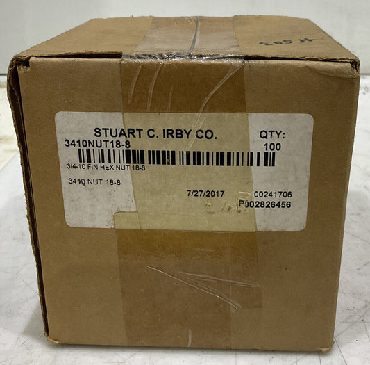 VICTORY BOLT 3410 NUT 18-8 LOT OF 100 881