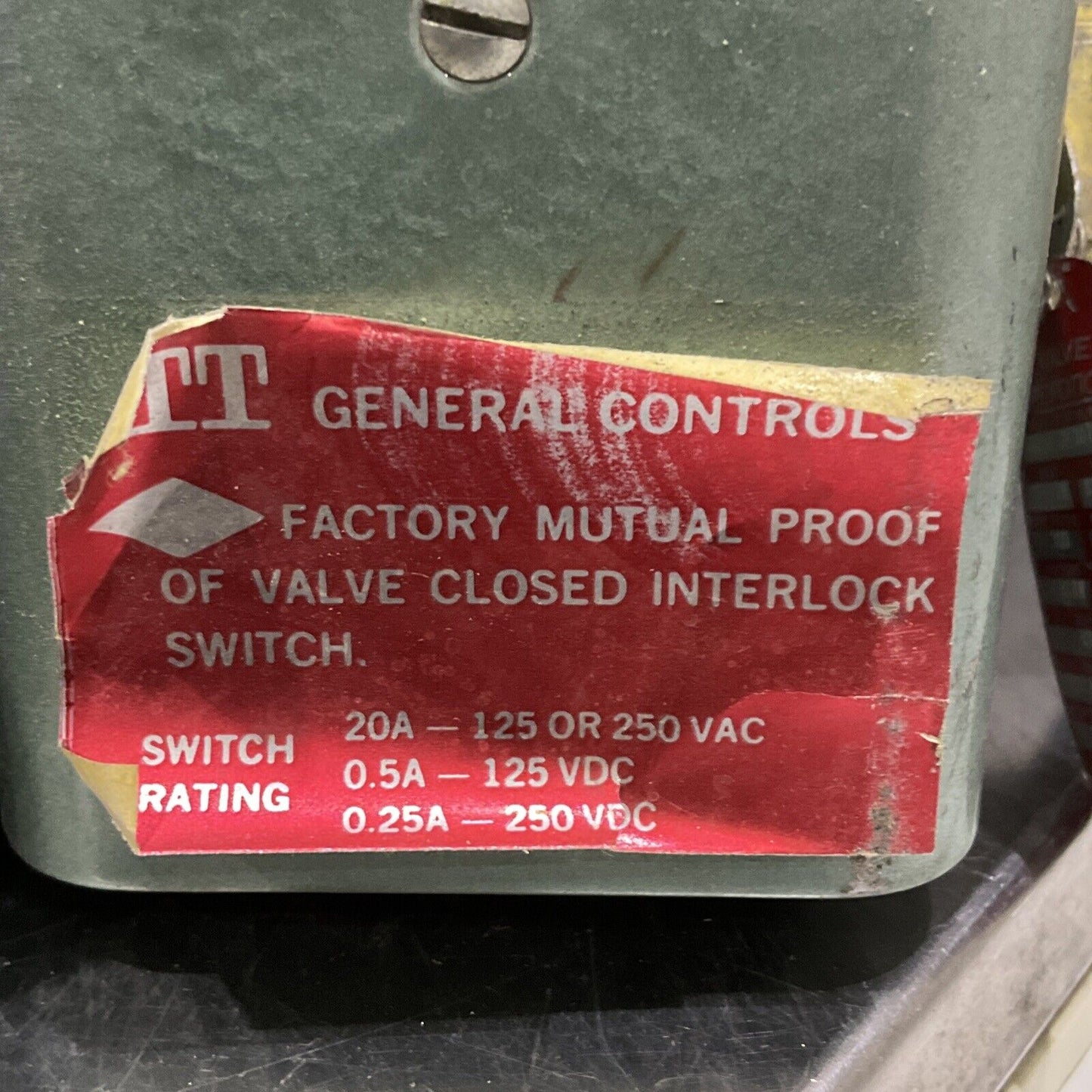 ITT GENERAL CONTROLS HOV13A167T171 HYDRAMOTOR VALVE 373