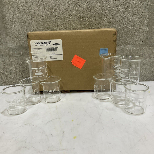 VWR 89000-198 GRIFFIN BEAKER LOW SCALE 50ML LOT OF 9 373