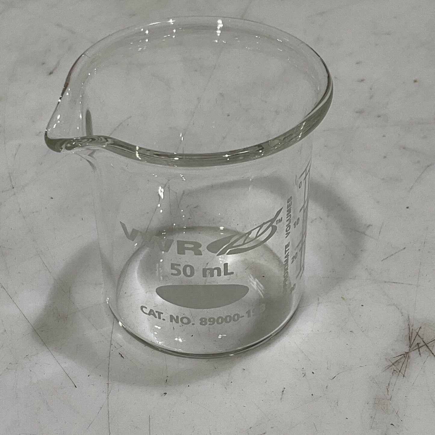 VWR 89000-198 GRIFFIN BEAKER LOW SCALE 50ML LOT OF 9 373