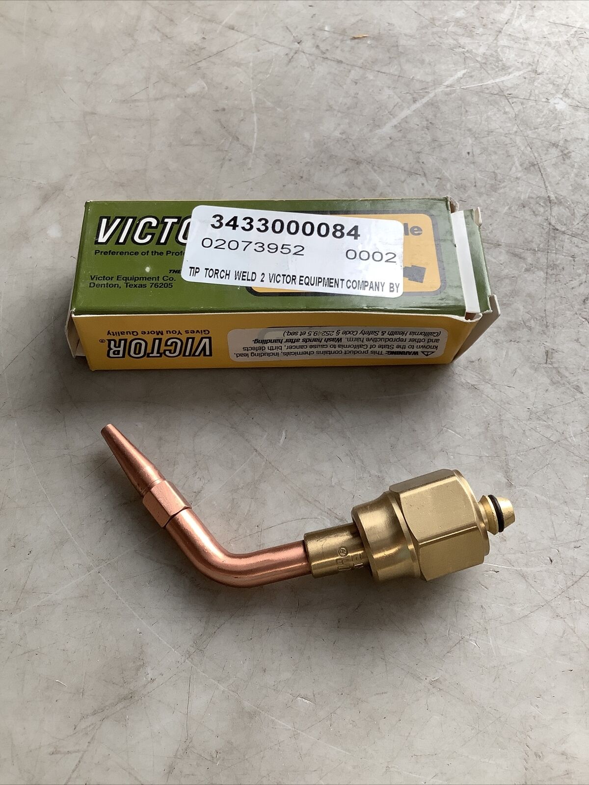 VICTOR 2-RTE 0323-0310 WELDING NOZZLE 373