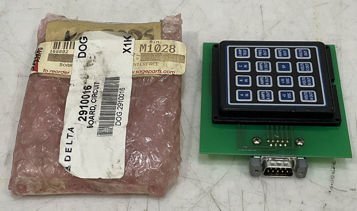 JETPOWER FAB 2910019 REV C KEYPAD INTERFACE 881