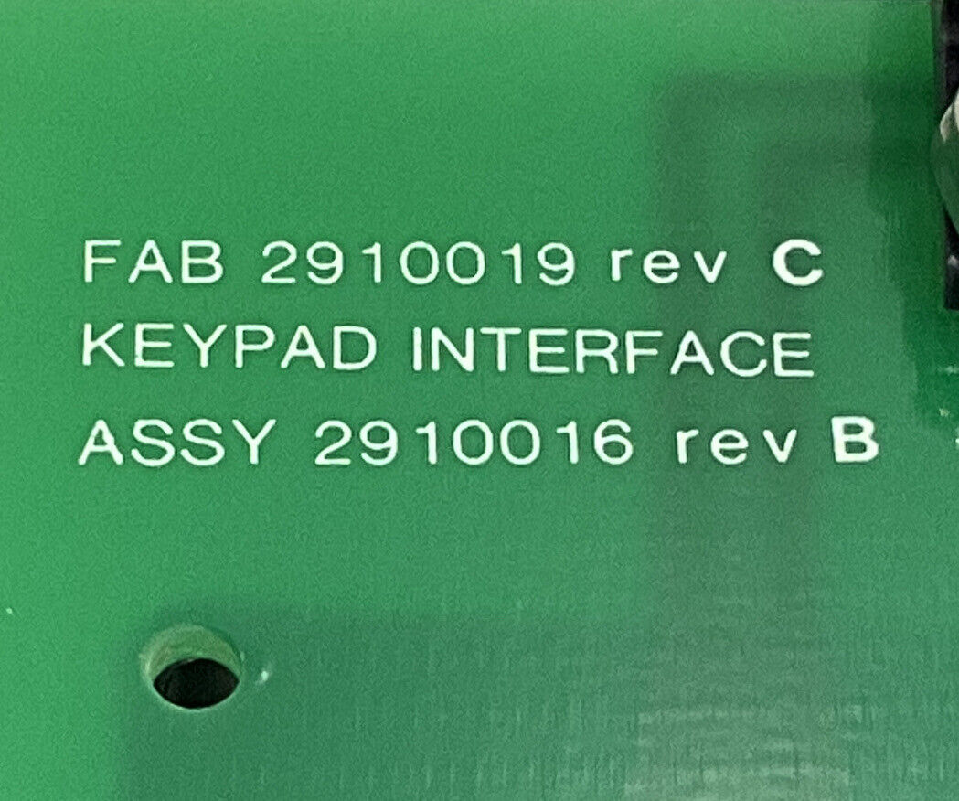 JETPOWER FAB 2910019 REV C KEYPAD INTERFACE 881