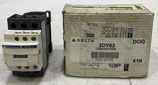 SQUARE D LC1D32 CONTACTOR 881