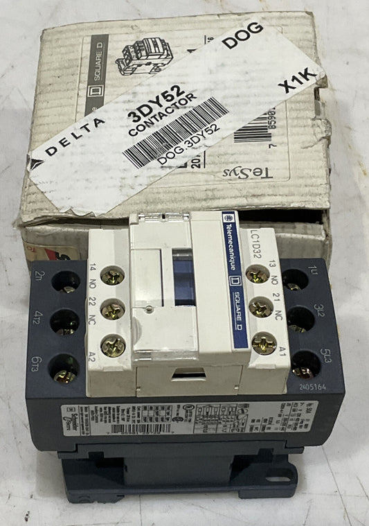 SQUARE D 3DY52 CONTACTOR LC1D32 881