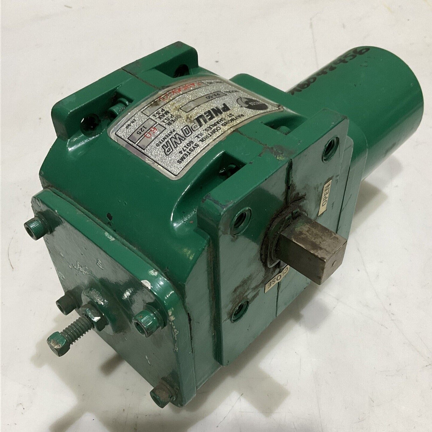 RAYMOND CONTROL SYSTEMS PNEUPOWR PA-50 PNEUMATIC ACTUATOR 125 PSI  373