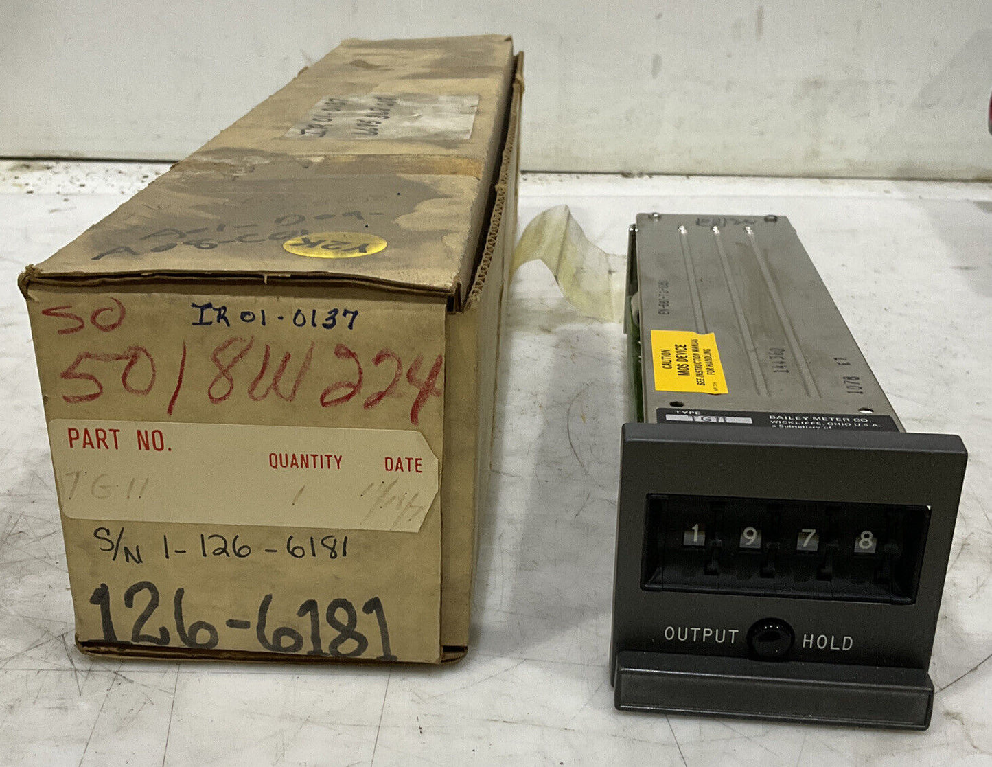 BAILEY TG11 SET POINT STATION 24DC COUNTER 881