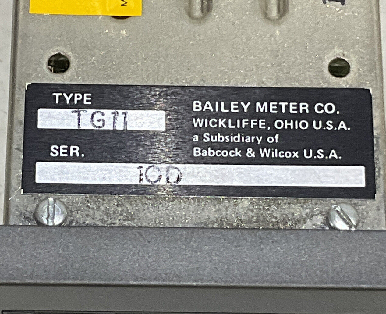 BAILEY TG11 SET POINT STATION 24DC COUNTER 881