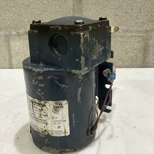 FRANK ELECTRIC 6525730402 GEAR MOTOR 1625/1350 RPM 60/50HZ PH1 115V 373