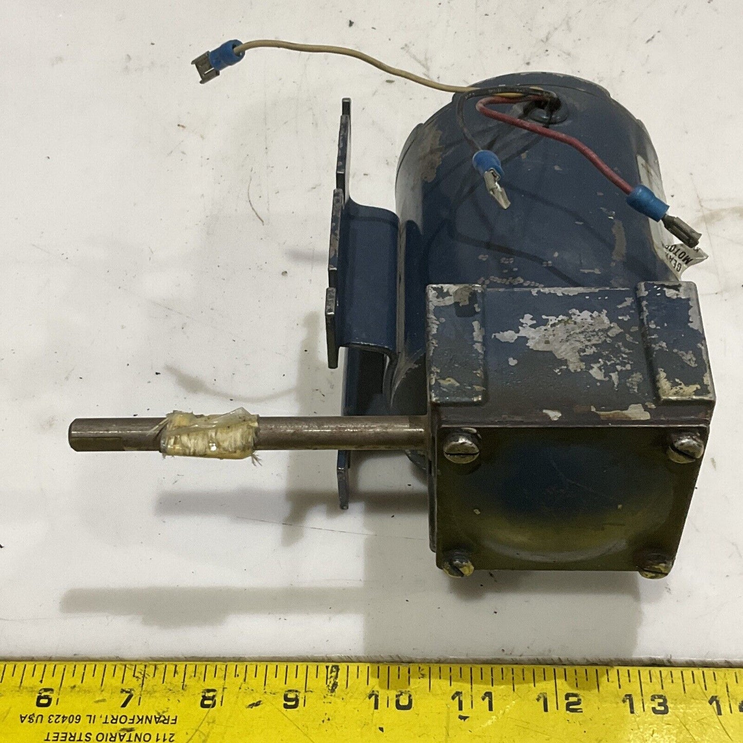 FRANK ELECTRIC 6525730402 GEAR MOTOR 1625/1350 RPM 60/50HZ PH1 115V 373