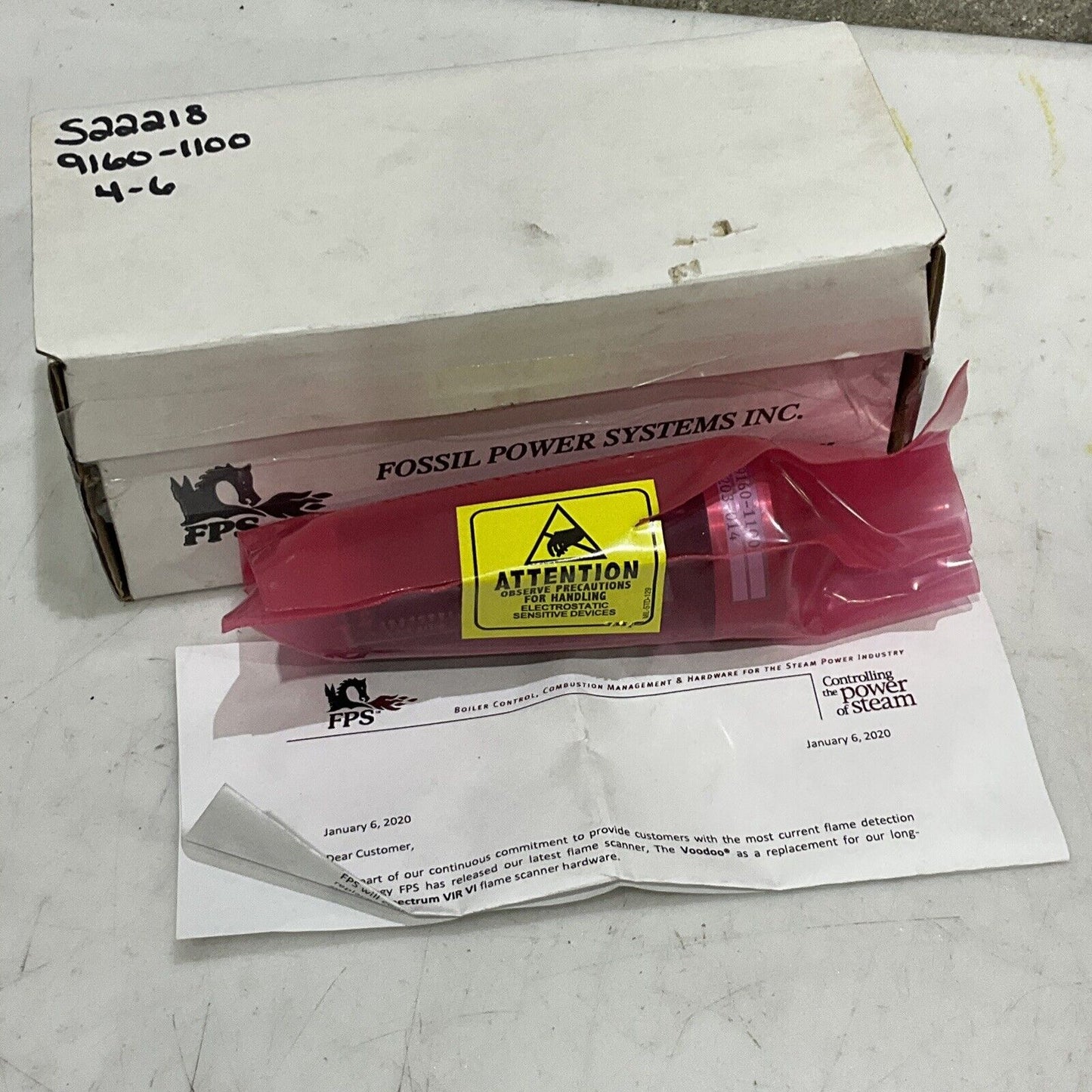 FPS 9160-1100 DUAL HEAD ELECTRIC SCANNER  F02 373