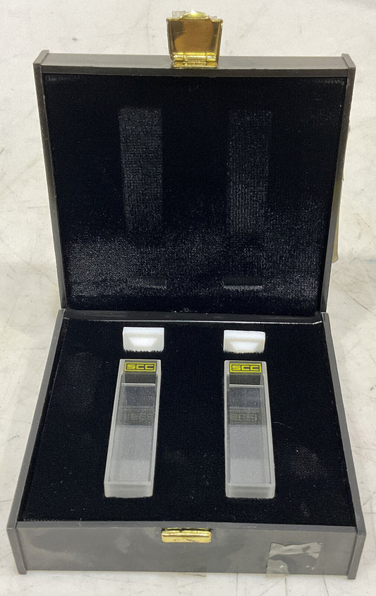 FISHER 14-385-910B ABSORPTION MACRO RECTANGLE CELLS WITH PTFE LID LOT OF 2 881